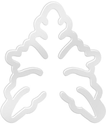 Support de plante Monstera blanc en forme de feuille - Accessoire de croissance pour intérieur et extérieur (B)