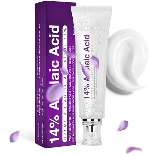 14% Aze - laic Acid Acne Cream, Premium Aze Acid Cream, Rosacea Cream for Face: Redness-Soothing Acne Gel for Uneven Tone, Blemish-Prone Skin, Pore Care and Skin Clarity