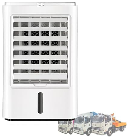 DzkZen Ventilador De RefrigeracióN PortáTil para Coche, Enfriador De Aire, Aire Acondicionado para Coche, Unidad De Aire Acondicionado Evaporativo De 3 Velocidades para Coche, CamióN 24V