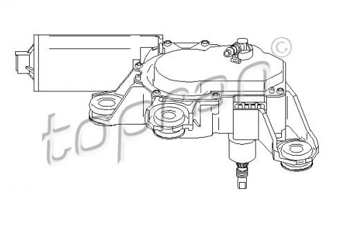 TOPRAN Wischermotor, 111 300