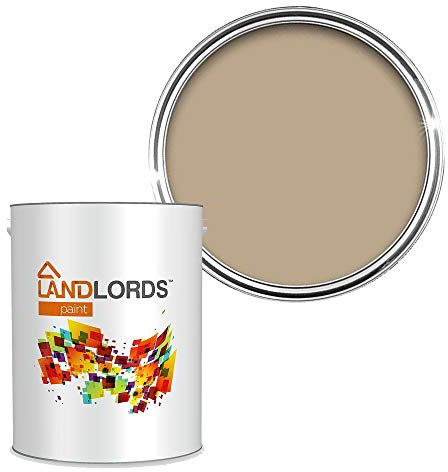 Landlords Anti Damp Paint | Matt Finish | Seal Prevent Build-up of Mildew | Paint for Wall and Ceiling | Anti Condensation and Mould | 1L Beige