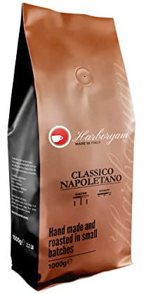 Harboryam Made In Italy - Coffee Beans Classico Napoletano 1kg | Traditional Blend, Medium Roast, in a Bag