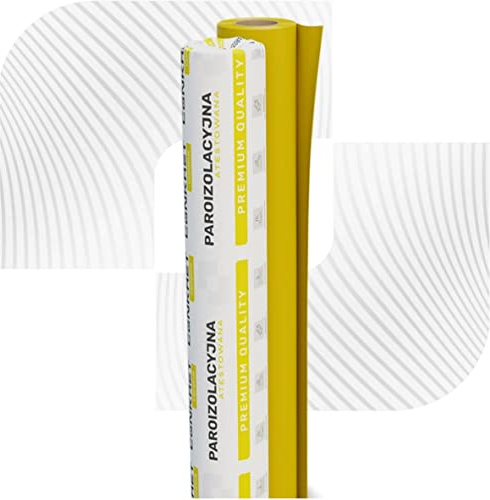 2m x 50m = 100qm Gelbe 0,2mm PE Dampfbremse Dampfsperre Dachfolie Isolierung CE