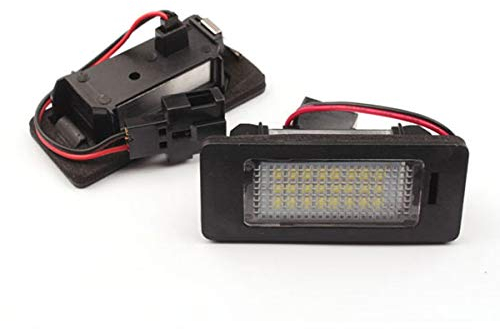 FOLGEMIR TOP LED Kennzeichenbeleuchtung, Nummernschilder 6000K Weiss, CE, fehlerfrei für A4 B8 / A5 / Q5 / TT/ R36