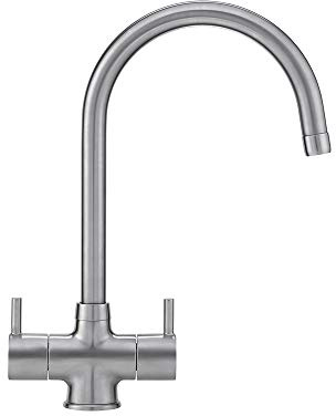 Franke Athena Mixer Tap, Silk Steel | 115.0311.215