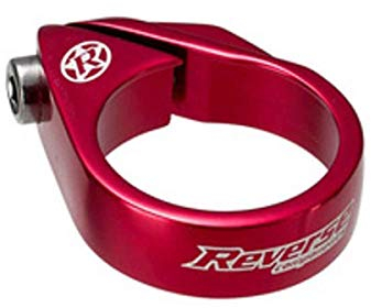 Reverse Bolt Clamp Sattelklemme 31.8mm rot