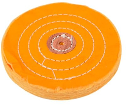 Disco abrasivo, 150 mm, grande foro, cucito a spirale, per metallo, alluminio, acciaio inossidabile, cromo, gioielli, legno, plastica, ceramica, vetro, ecc.