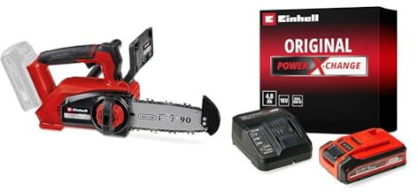 Einhell Professional Elagueuse sans fil FORTEXXA 18-20 TH Solo - Power X-Change (18V, moteur sans charbon, régime max 3 800 tr-min max) avec Chargeur et Batterie 4,0Ah PLUS