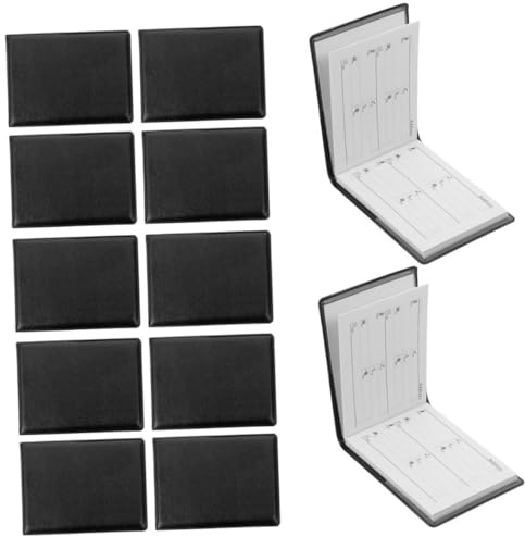 DIYEAH Lot de 12 petits carnets d'adresses pour téléphone portable pour enregistrer les numéros de téléphone et les contacts