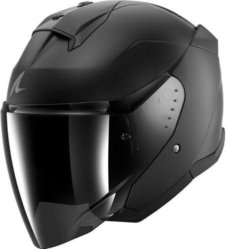 SHARK, Casque Moto Jet SKWAL Jet Blank Mat Black KMA, L
