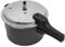 Olla a presión de 7,4 L, 80 kpa Pressure Cooker con pienso al vapor, asas antiquemaduras, olla a presión para cocinas de gas, inducción, vitrocerámica
