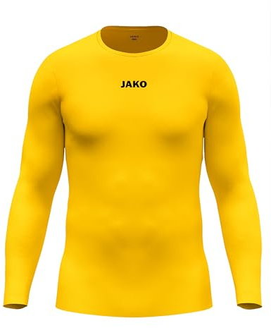JAKO Unisex Longsleeve-Shirt Function, gelb, S