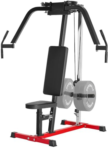 VEVOR Máquina Especializada de Apertura de Pecho, Gimnasio en Casa, para Entrenamientos de Pecho, Espalda, Pectorales, Deltoides Posteriores y Hombros, Soporta hasta 204 kg, 1100 x 1650 x 1640 mm