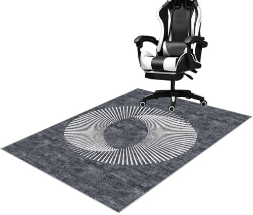Tappetino per Sedia a Rotelle, Tappeto Sedia Gaming, Tappetino Sedia per Pavimenti Duri, Tappetino per sedia da ufficio, Tappeto Salvapavimento Protezione Parquet e Pavimenti Duri 90 x 140 cm