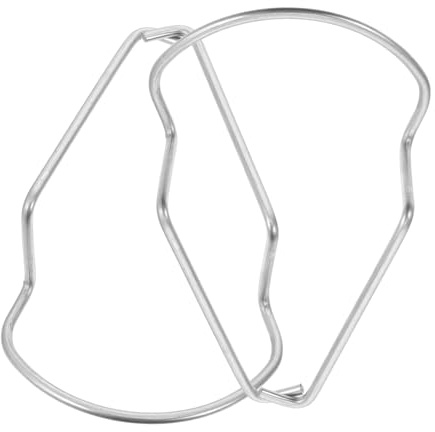 Luxshiny Grembiule per Decespugliatore in Acciaio Inossidabile 2 Pezzi, Protezione per Lame Tagliaerba, Resistente all'Usura per Tosaerba Elettrici | Ricambio per Trimmer e Lame, Protegge da Detriti, Accessorio Compatto per Sostituzione