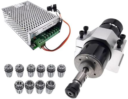 TIEOAXFT 400W 48V Dc Spindle Set 0~60VDC Adjustable Speed Governor Power Supply Both 110/VAC & 220/VAC For Engraving Machine(48V 400W 1)