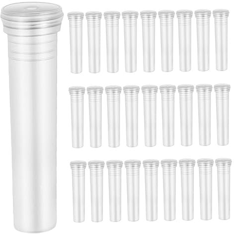 Didiseaon 100pcs Hydroponic Vase Propagation Tubes for Desktop Plant Terrariums Small Household Flower Storage Tubes Nutrient Supply for Home and Office