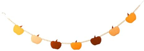 Sharplace Guirnalda de Calabazas Otoñales, Manualidades de Bricolaje, 1,4 M, Decoración Colgante de Otoño, Decoración de Acción de Gracias para Pared de Ducha,