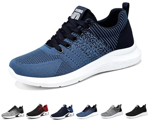 Ortopediska bowlingskor för män – högerhänta breda sneakers för komfort och prestanda, BLÅ, 38 EU
