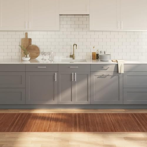 QUAHEAS Teppich Rechteckig Braun 80x1000 cm, Bambus Teppich für Wohnzimmer, rutschfest, Langlebig, Natürliche Faser, Modernes Design, Einfache Reinigung