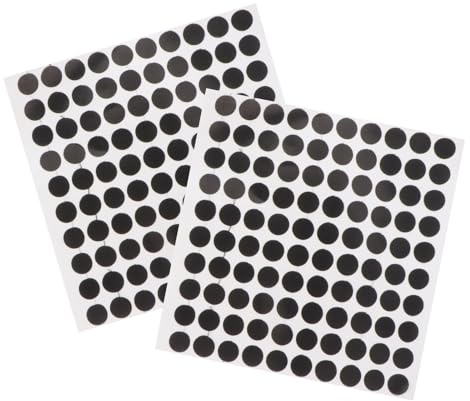 GALPADA Adesivi Punti Neri per Biliardo e Snooker 2 Pezzi, Marker Autoadesivi Resistente per Tavolo da Biliardo, Adatto per Club e Sala Giochi