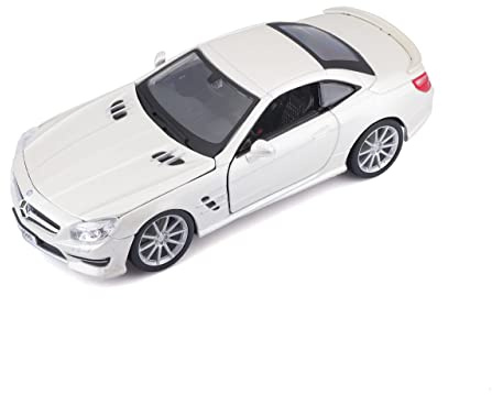 Bauer Spielwaren 18-21066 Mercedes-Benz SL65 AMG Hardtop Modellauto im Maßstab 1:24, Mehrfarbig