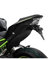 ZIEGER Pro 10002803 Kennzeichenhalter Kennzeichenträger Nummernschild Halter Halteplatte kurzes Heck inklusive Kennzeichenbeleuchtung und Rückstrahler Umbau Streetfighter