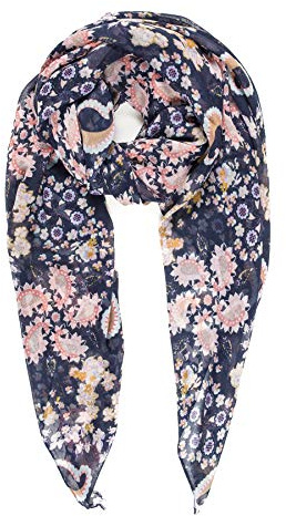 Scarfs for Women Lightweight Floral Flower Fall Winter Fashion Wrap Shawl (MSS08)