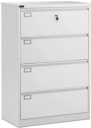 Fromm & Starck Star_MCAB_10 Hängeregisterschrank 132 cm 4 Schubladen Stahl 0,6 mm Mehrzweckschrank Aktenschrank Büroschrank Werkzeugschrank