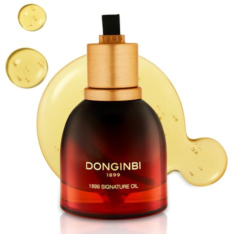Donginbi 1899 Signature Oil - Skin Barrier Repair & Firming Face Oil for Women, Jojoba Seed Oil & Sweet Almond Oil for Sensitive Skin, Korean Red Ginseng Skin Care, 0.88 floz / 25ml