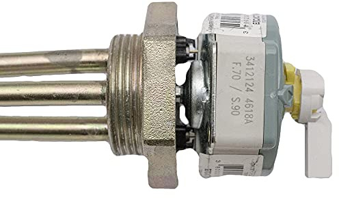 Élément chauffant avec thermostat 1 1/4 5/4 4 kW - Thermostat de sécurité solaire - Chauffe-eau Thermowatt 4000 W