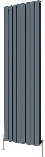 Radbliss Vertical Flat Panel Design Radiator 1800x544mm Anthracite Matt Grey Double Tall RAD Central Heating