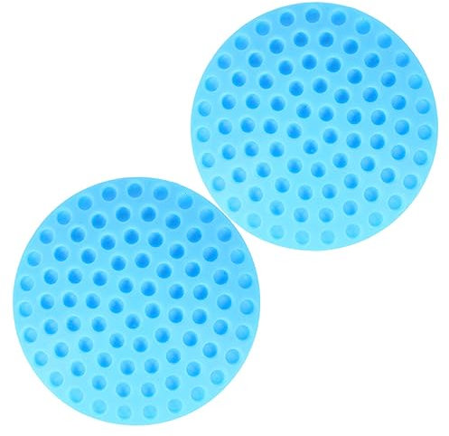 Ciieeo 2stücke Türgriffpuffer Wandschutz Türstopper Wandschild Türschutzstopper Selbstklebend Blau Schutz Für Türklinken Tischecken Schranktüren Geeignet Für Wand Keramikfliesen