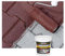 Isolbau Peinture de sol, 1,5 kg, pour sol et béton, pour cave, garage, atelier, revêtement de sol imperméable pour intérieur et extérieur, marron (RAL)