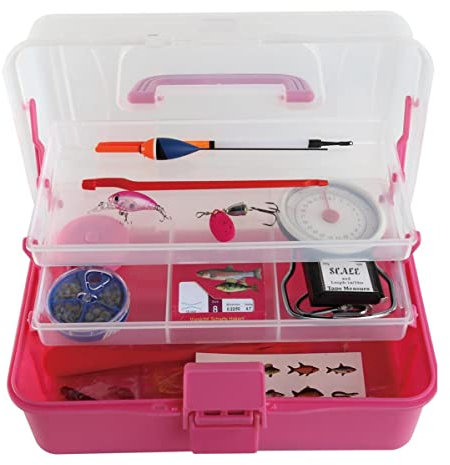 Corofish Gerätekoffer Girl Mädchen Kinder Angelgerätekoffer Wobbler