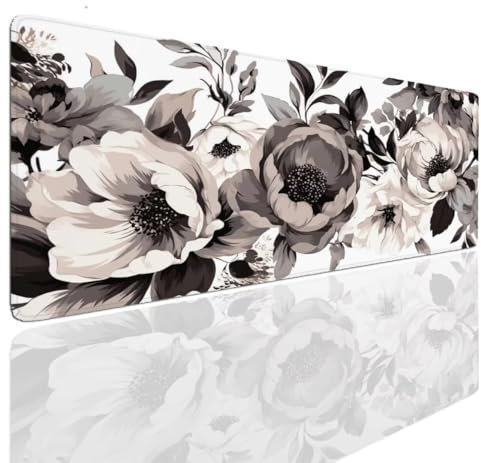 Alfombrilla Ratón Charcoal Art Mousepad Alfombrilla Raton Gaming XXL 1400x800x4mm Mouse Desk Mat Gamer para Gaming Tapete Escritorio Mujer Almohadilla Raton Mouse Pad Base de Goma Antideslizante S-155