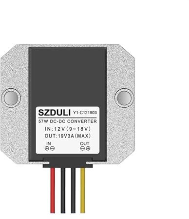 RFXOGTYFZ Módulo de Refuerzo de 12 V a 19 V CC Convertidor de Potencia de 10-18 V litros 19 V Fuente de alimentación regulada de 12 V a 19 V(12v to 19v 3a)