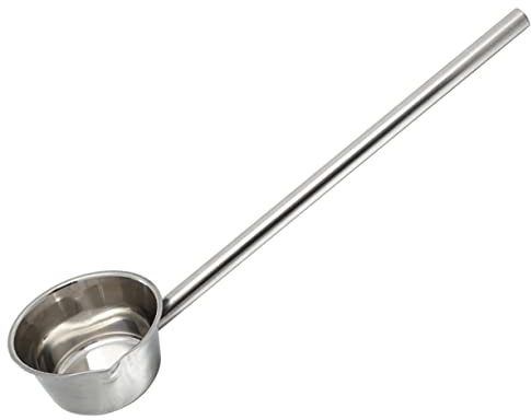 Homoyoyo Cuchara Mango Extendido De Acero Inoxidable Cucharón Para Regar Flores Utensilio De Cocina Para Agua Cucharón De Sopa Para Jardín