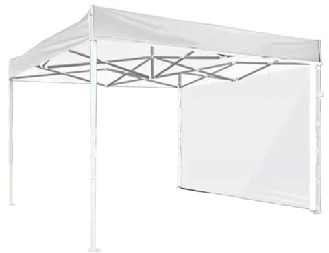 SRKATI Tendone Garage Tende da Sole istantanee per Esterni, Telo Parasole Pieghevole in Tessuto Oxford, per Tenda da Campeggio Riparo Auto(White)