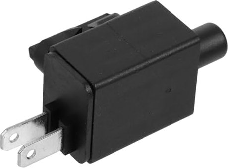 HEMOTON Interruttore di Sicurezza per Tagliaerba a Due Pin, Materiale ABS Nero, Facile Installazione e Sostituzione Rapida per Tosaerba da Esterno