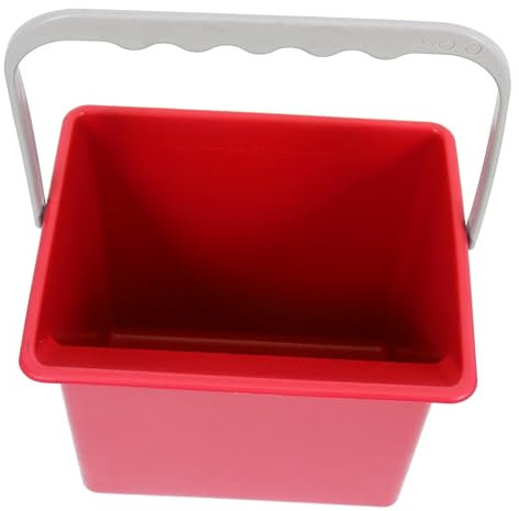 Luxshiny 2 L Plastic Cleaning Bucket with Handle, Graduated Scale and Easy Water Control, Car and Suv Wash Pail for Vehicle Cleaning
