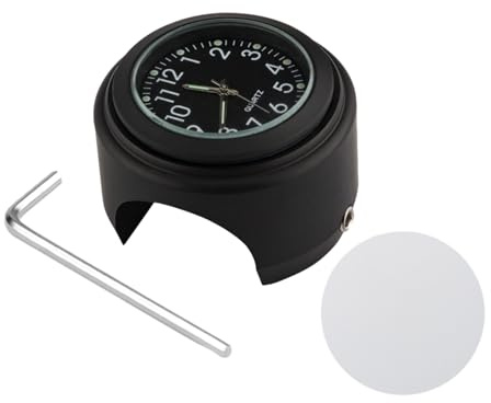 ATV & Fahrrad -Lenkeruhr - Genauiger Wasserdichtes Zyklusmesser Mit Temperaturmesser | -resistente Leuchtende Display, Universelle 22-25,4 Mm Klemme Für Straßenräder, Mountainbikes, Motorräder U
