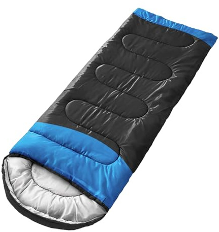 Qkbuza Sacs de couchage pour adultes - Équipement d'extérieur chaud, sacs de couchage pour la randonnée, la randonnée, la survie dans la nature, les saisons d'hiver et d'automne