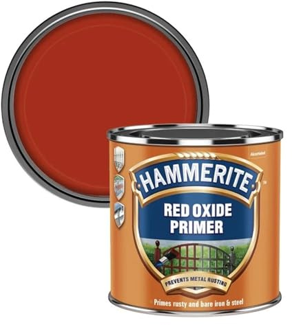 AXpower Inspirational Technology Empowering People Red Oxide Metal Primer 250ml | Anti-Rust Protective Undercoat for Metal Surfaces | Improves Adhesion & Corrosion Resistance | Quick Drying Formula