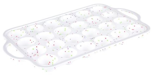 Xinsheinelry Stampi antiaderenti per madeleine francesi con struttura in silicone rinforzato forno sicuro fino a 230 ℃ facile pulizia teglia per torte accessorio da forno sicuro per microonde