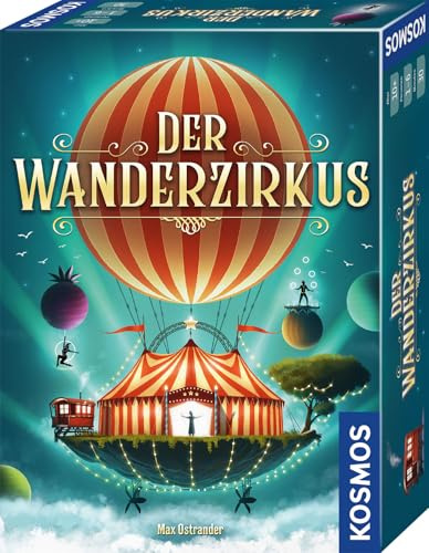 Kosmos Der Wanderzirkus – Strategisches Karten- & Deckbuilding-Spiel | Mit Domino-Mechanik, Zirkusreise durch Europa, Solo- & Profi-Modus, Gesellschaftsspiel für 1–6 Spieler, ab 10 Jahre