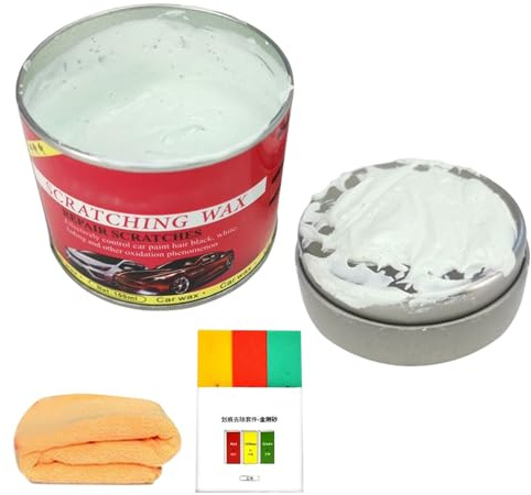 Elimina Auto, 100 Ml Con Asciugamano, Pasta Elimina Vernice Per Veicoli, Per Pendolari Viaggi Road Trip Guida Quotidiana Principianti e Appassionati Camion Minivan Berlina