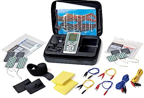 I-Tech Physio, Elektrostimulator, 2 unabhängige Kanäle, hintergrundbeleuchtetes Display, maximale Intensität 100 pro Kanal, NEMS-Programme, TENS, Schönheit, Urologie, 13 kostenlose Erinnerungen