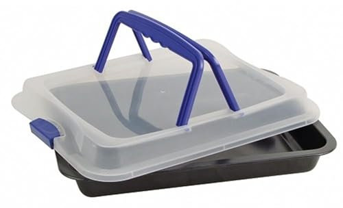 Kuchenbutler 40x32, 5cm Cocina Bandeja Horneado Fuente para Gratinar Envase de Tarta Caja de Transporte