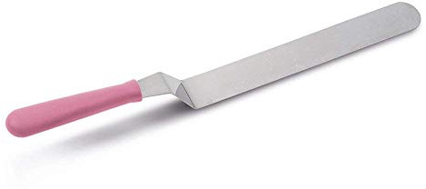 Guardini VOGLIA DI CAKE DESIGN Spatule d'angle 40x3,5 cm Plastique et acier Rose 40x3,5 cm